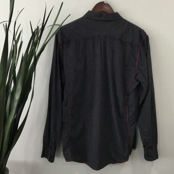 🔥 2/$30 Projekraw | Striped Dress Shirt - Picture 3 of 7